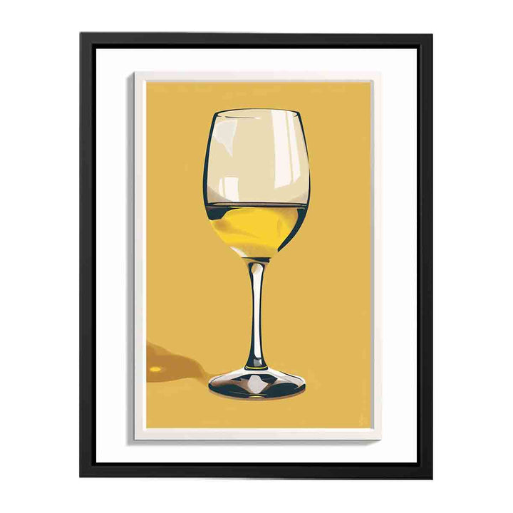 White Wine Art Print canvas Print