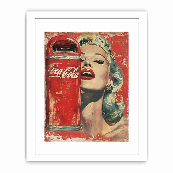 Coke  Painting framed Print