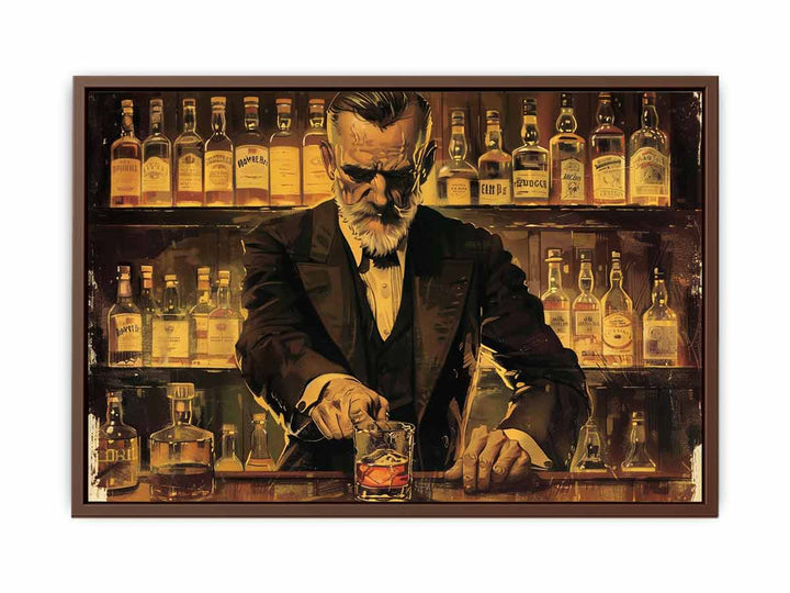 Vintage whiskey Art Painting