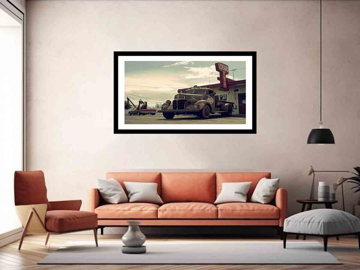 Vinatge Truck  Art Print