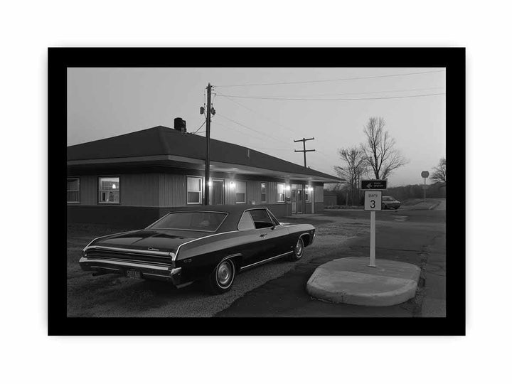 Country Motel  framed Print