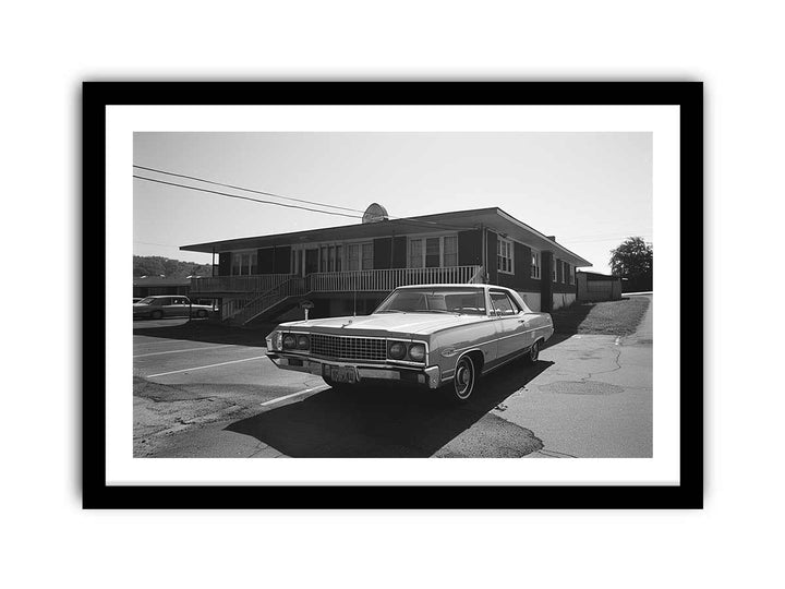 Country Motel Art framed Print