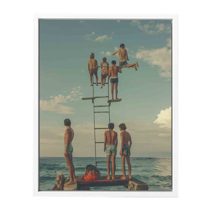 Diving Board Print Painting