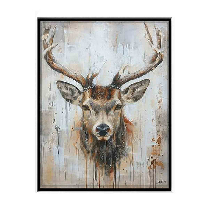 Deer Art canvas Print