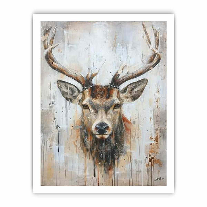 Deer Art framed Print