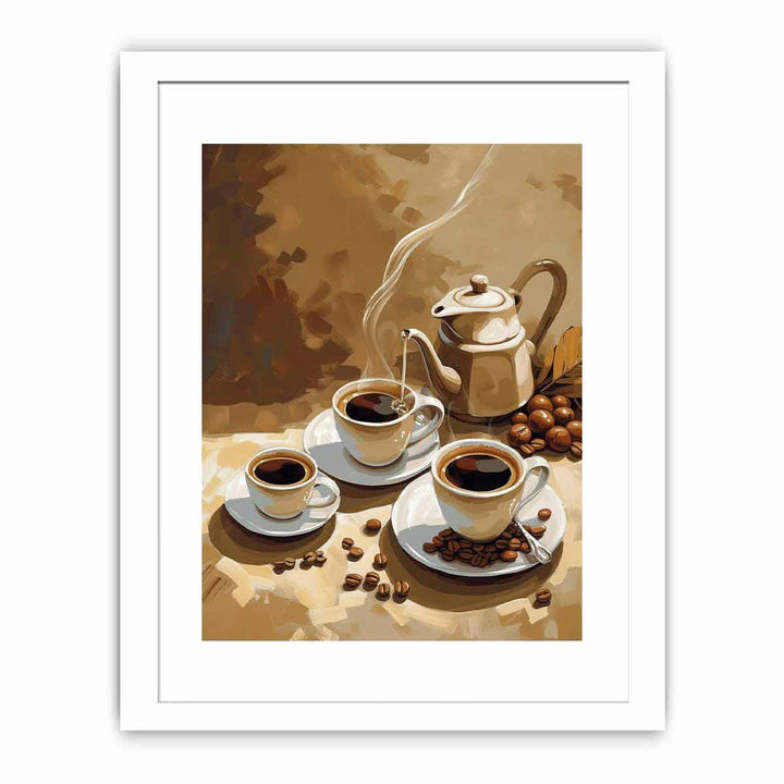 Coffee  Vinatge Art framed Print