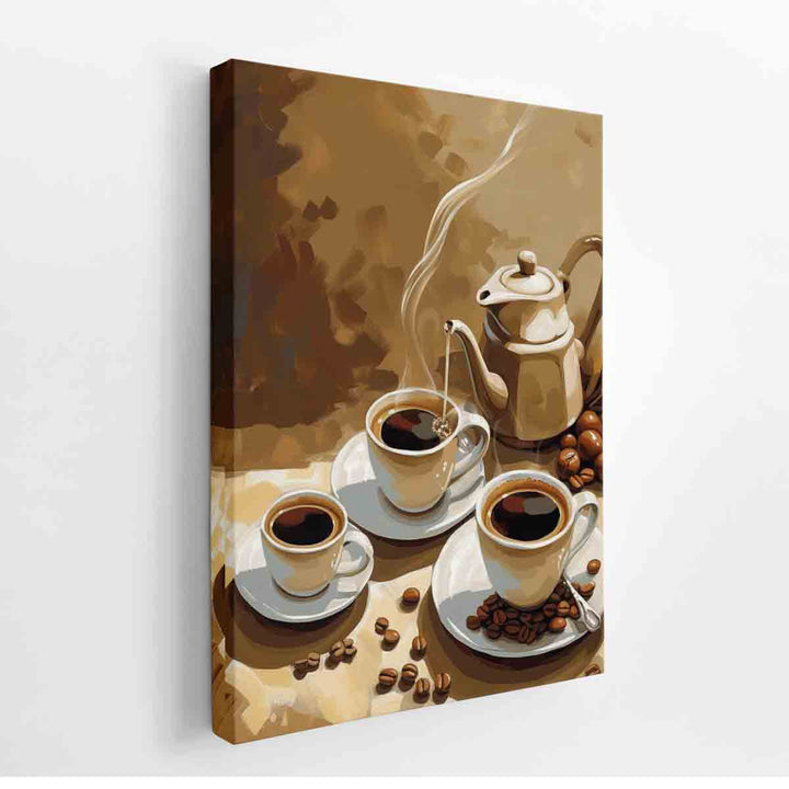 Coffee  Vinatge Art canvas Print