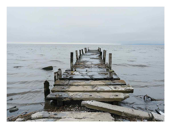 Broken Jetty Art Print