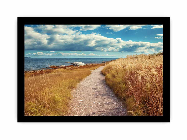 Beach Path  Print framed Print