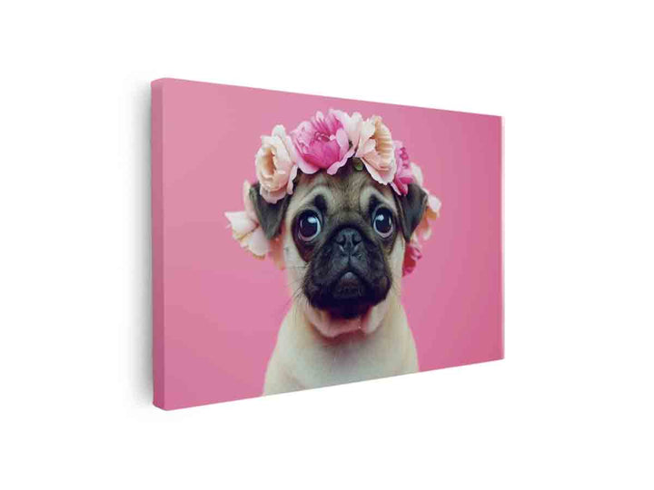 Pug Dog canvas Print