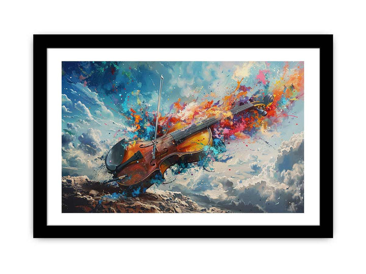 Music Art Print framed Print