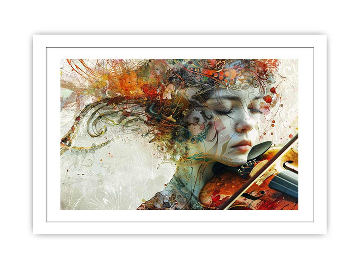 Music Painting framed Print