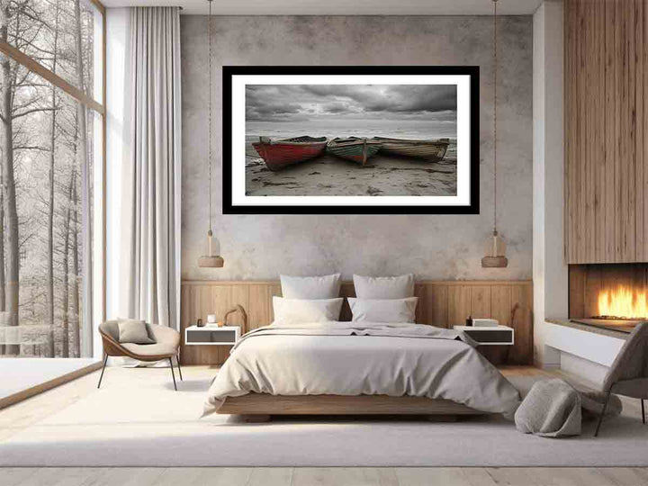 Three Boats  Art Print