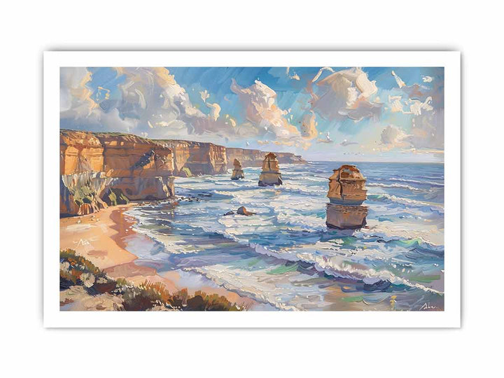 12 Apostles Melbourne Art framed Print