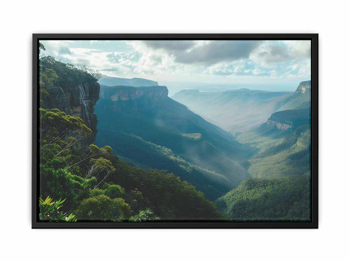 Blue Mountians Sydney canvas Print