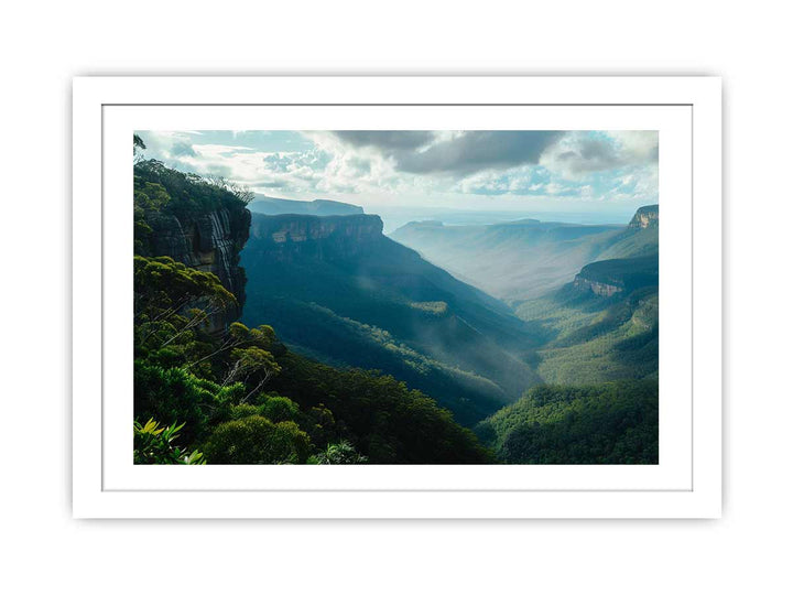 Blue Mountians Sydney framed Print