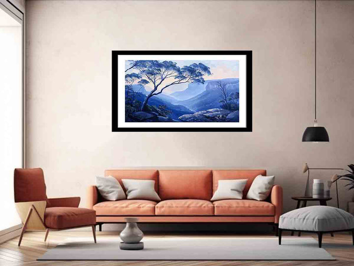 Blue Mountians Art Print