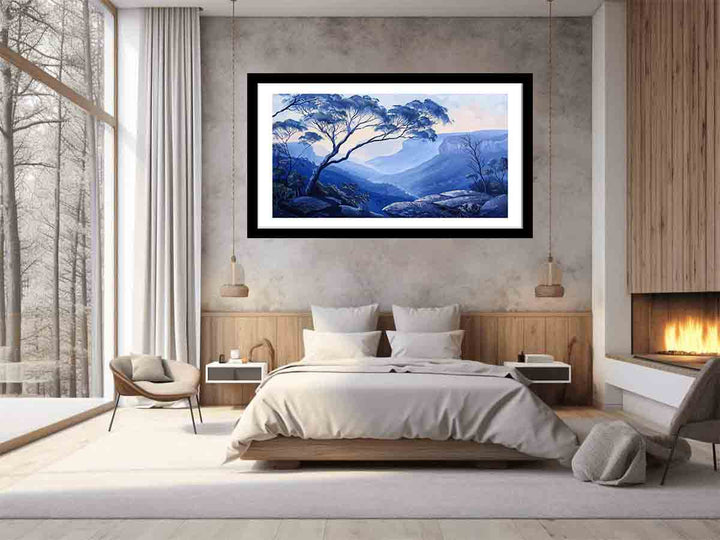 Blue Mountians Art Print