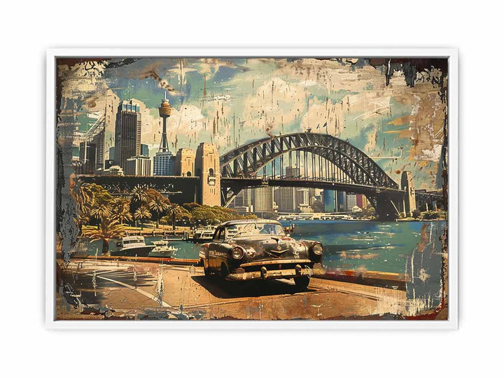 Sydney  Vintage Art  Painting