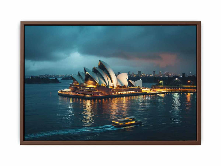 Opera House Black and  white Art Painting