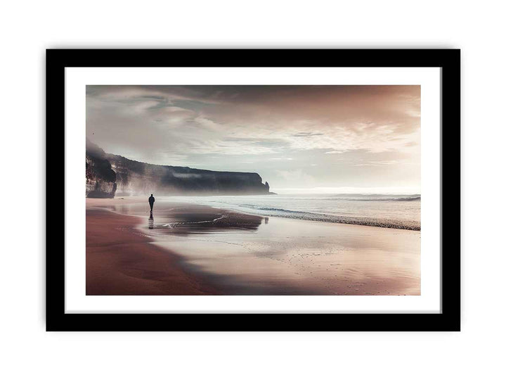 Byron Bay Painting framed Print