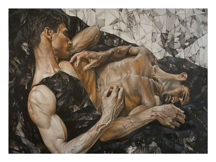 Homoerotic Painting Art Print