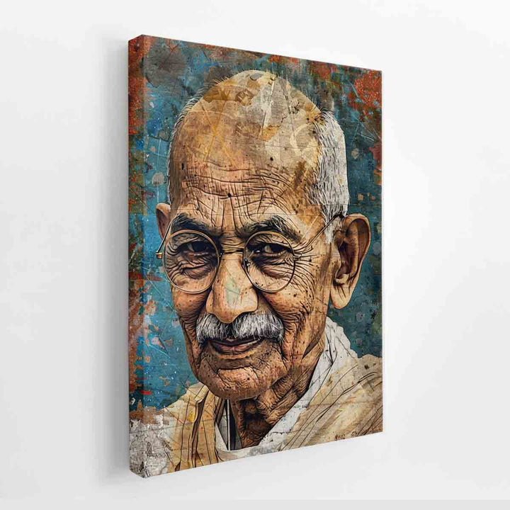 Karamchand Gandhi Art  canvas Print