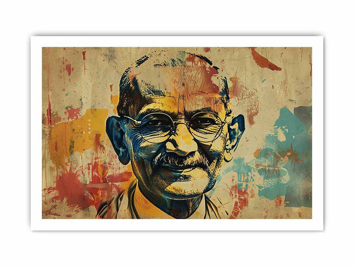 Mahatma Gandhi Art framed Print