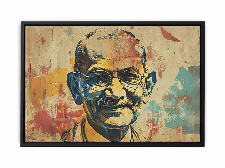 Mahatma Gandhi Art canvas Print