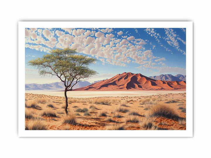 Stunning Two Piece Desert Art framed Print