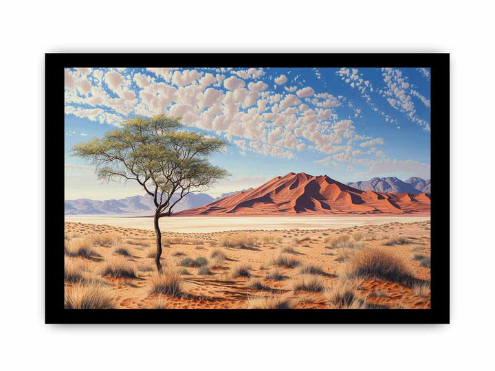 Stunning Two Piece Desert Art framed Print