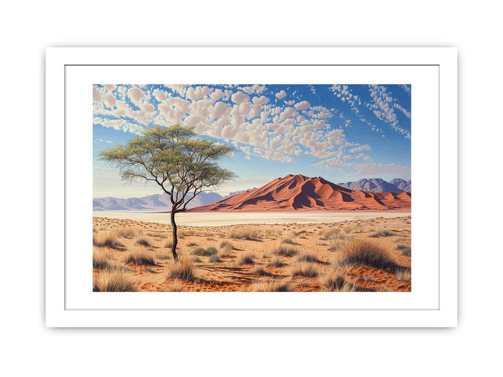 Stunning Two Piece Desert Art framed Print