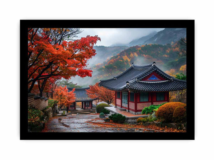 South Korea Painting framed Print