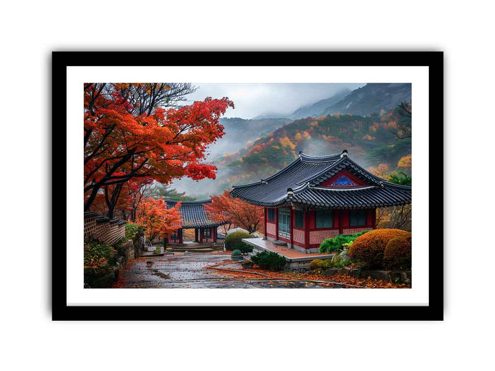 South Korea Painting framed Print