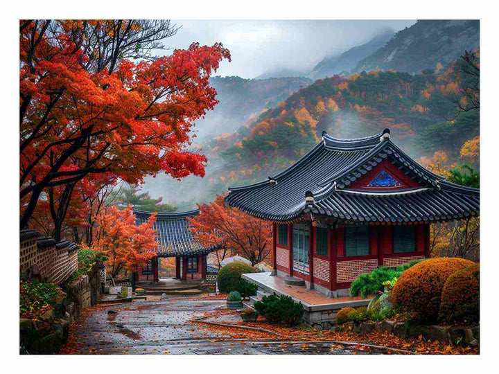 South Korea Painting Art Print