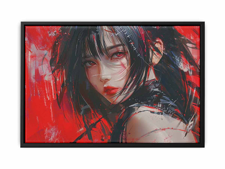 Anime Charactor Art  canvas Print