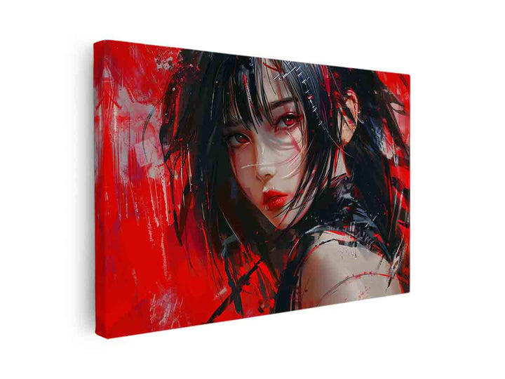 Anime Charactor Art  canvas Print