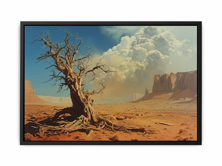 Desert Painting canvas Print