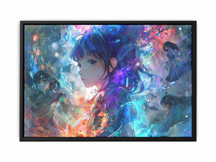 Anime Framed  Art canvas Print