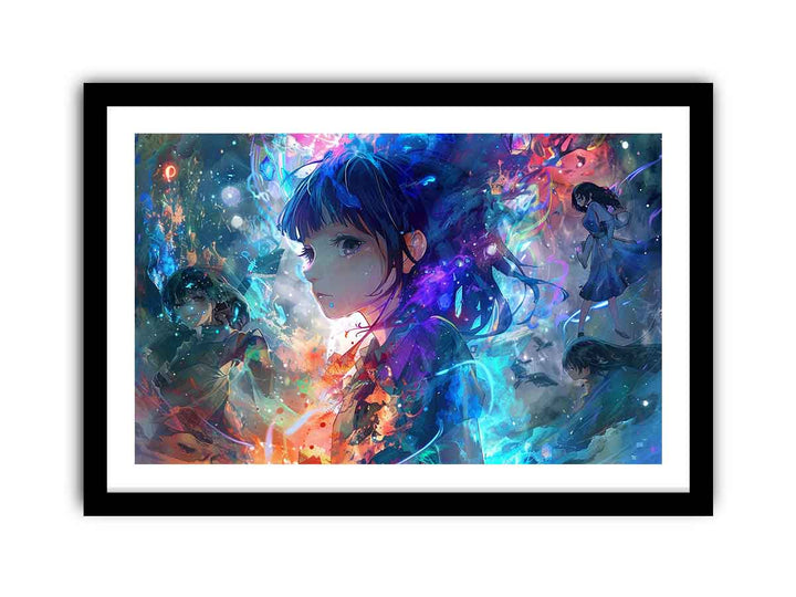 Anime Framed  Art framed Print