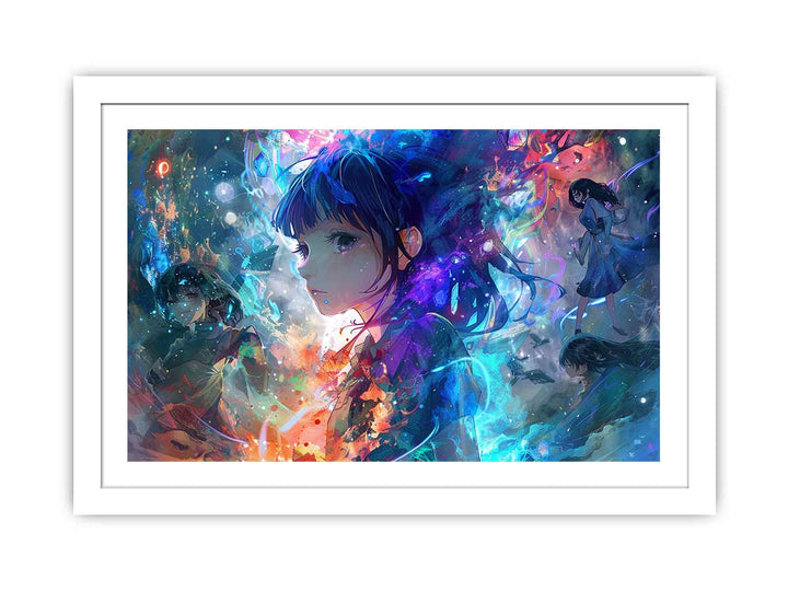 Anime Framed  Art framed Print