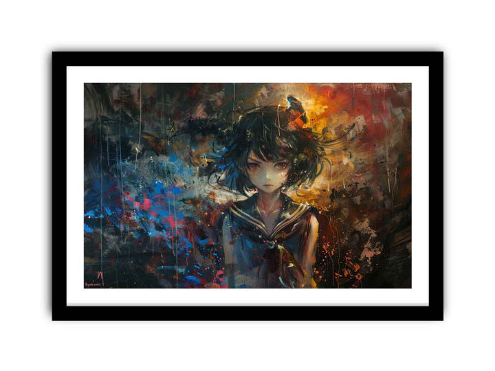 Colorful Art for Kids room  framed Print