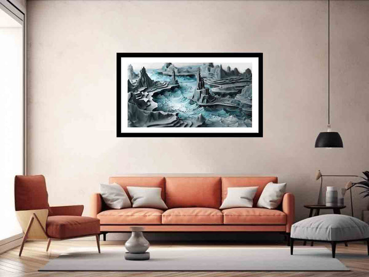 3D Painting Art Print