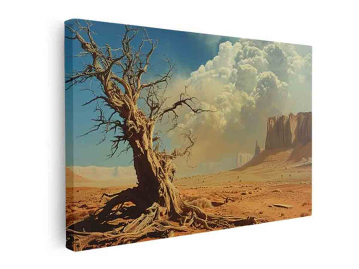 Desert Painting canvas Print