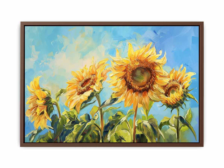 Summer Sunflowers Art Painting