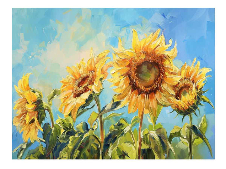 Summer Sunflowers Art Print