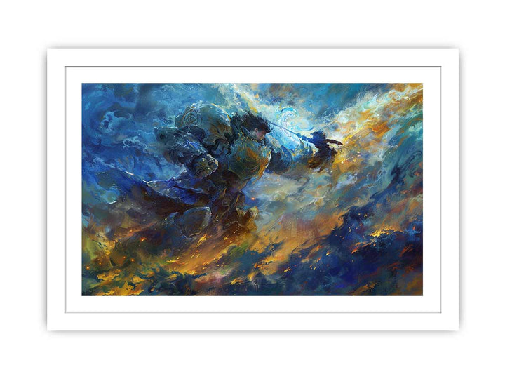 In the Sky Art framed Print