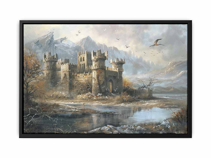 Castles Painting canvas Print