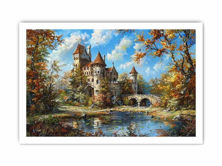 Castles Art framed Print