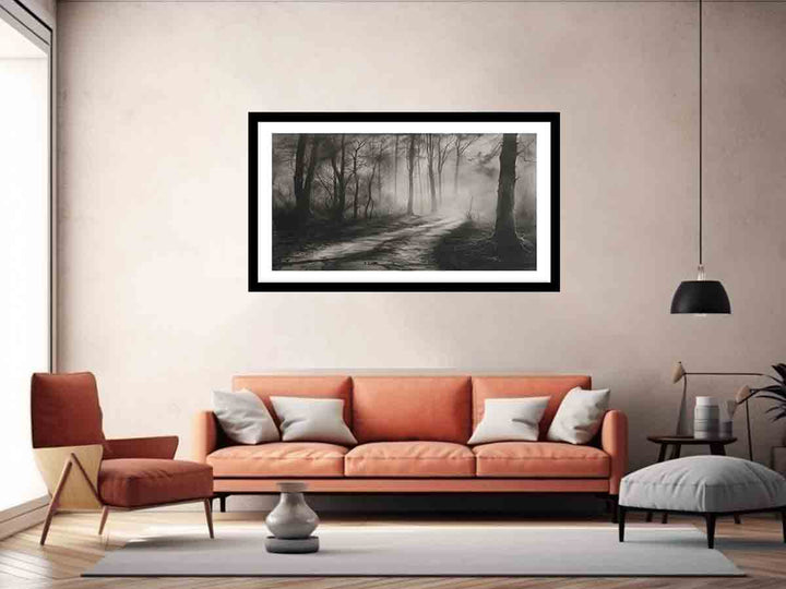 Charcoal Painting Art Print